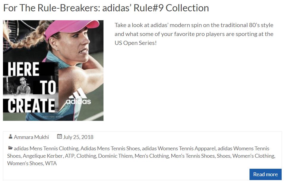 Adidas Rule#9 Collection Blog Thumbnail