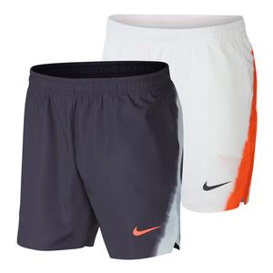 Rafael Nadal Court Flex Ace Pro Shorts in Gray and Orange