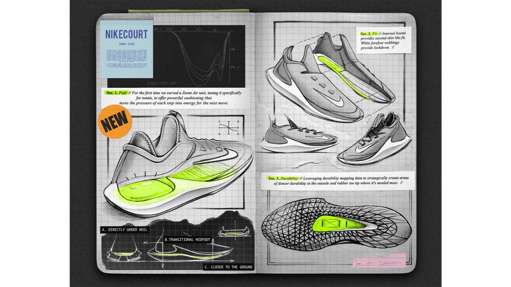 Nike Court Zoom Zero Sketch