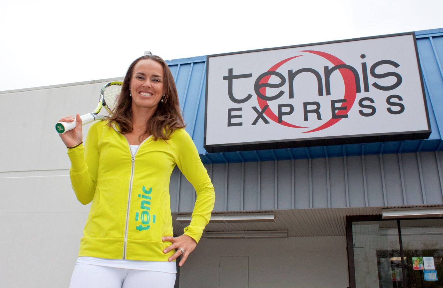 Martina Hingis Talks Tonic at Tennis Express