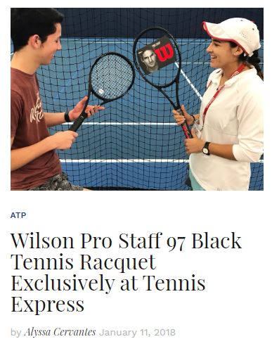 Federer's All-Black Wilson Pro Staff RF97 Blog