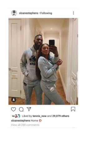 Sloane Stephens and Jozey Altidore Instagram Pic
