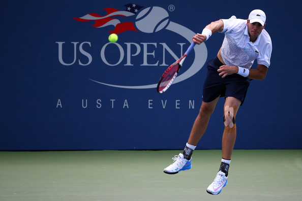 John Isner on Day 4 at the 2014 US Open (Aug. 27, 2014 - Source: Streeter Lecka/Getty Images North America)
