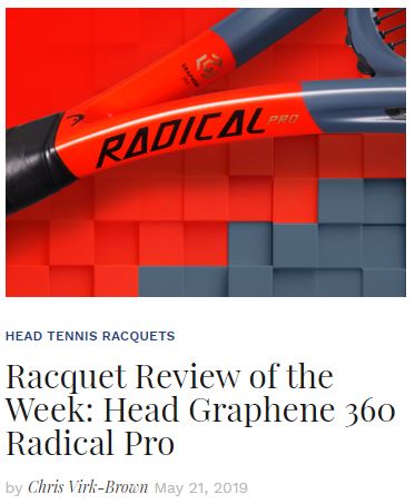 Head Graphene 360 Radical Pro Tennis Racquet Review Blog