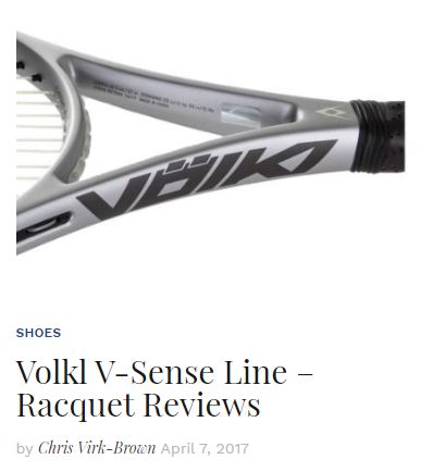 Volkl V-Sense Line Racquet Review Blog Thumbnail