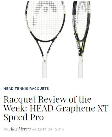 Head Graphene XT Speed Pro Tennis Racquet Review