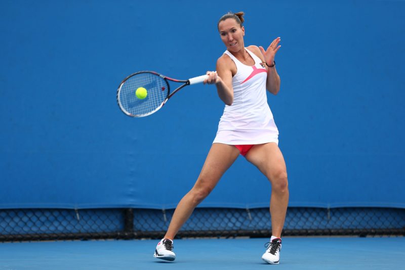 Jelena Jankovic on Day 2 at the 2015 Australian Open (Jan. 19, 2015 - Source: Clive Brunskill/Getty Images AsiaPac)