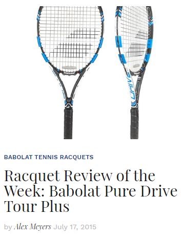 2015 Babolat Pure Drive Tour Plus Racquet Review Blog Thumbnail