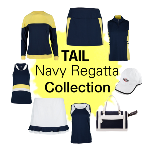Sail onto the Court in Tail Women’s 2016 Navy Regatta Clothing