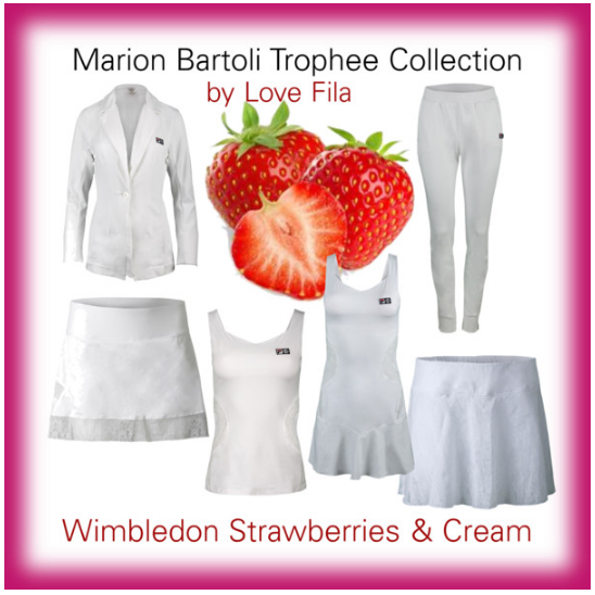 Love Fila Trophee Collection: Clothing by Marion Bartoli