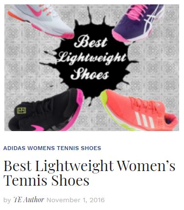 Best Women's Lightweight Tennis Shoes 2016