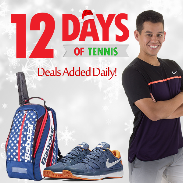 12 Days of Tennis Holiday Deals