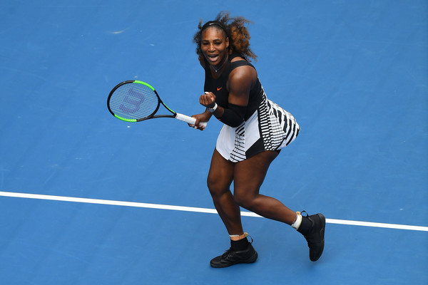 Serena Williams Day 2 at the 2017 Australian Open (Photo by Quinn Rooney/Getty Images)