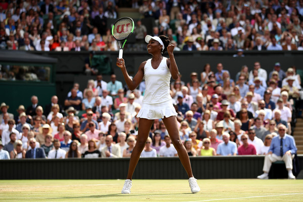 Venus Williams on Day 10 at the Championships of Wimbledon (July 12, 2017 - Source: Julian Finney/Getty Images Europe)
