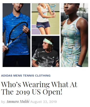 Who's Wearing What at the 2019 US Open Blog