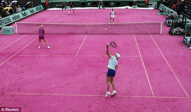 Pink Month: Navratilova Weighs In On Special Tennis Court