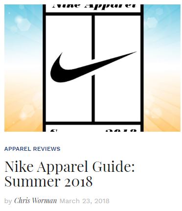 Nike Apparel Guide: Summer 2018 Blog Thumbnail
