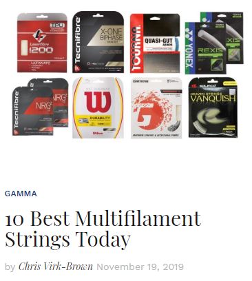 Best Multifilament Tennis String Blog