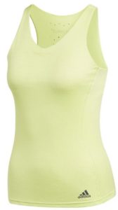 adidas Women's Climachill Tennis Tank Semi Frozen Yellow