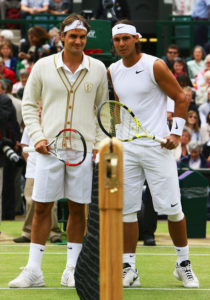 Roger and Rafa at Wimbledon