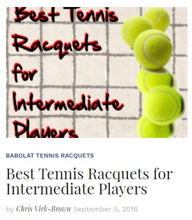 Best Racquets for Intermediate Tennis Players Blog