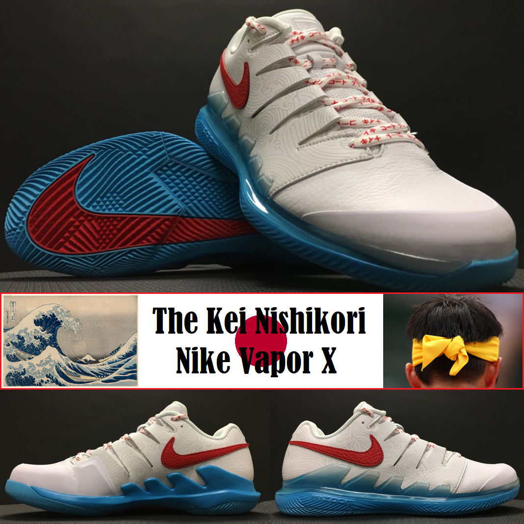 The Inspiration Behind Nike’s Kei Nishikori Vapor X Tennis Shoe
