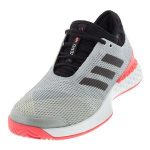 Adidas Men's Ubersonic 3 Matte Silver, Black and Pink