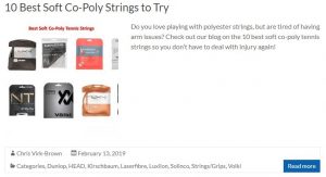 Best Soft Co-Poly Strings Blog Thumbnail