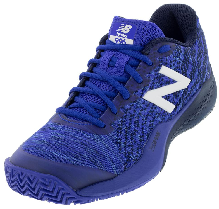 Balance Men's 996v3 D Width Clay Tennis Shoes in UV Blue and Pigment - TENNIS BLOG