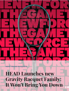 Head Launches new Gravity Racquet Family