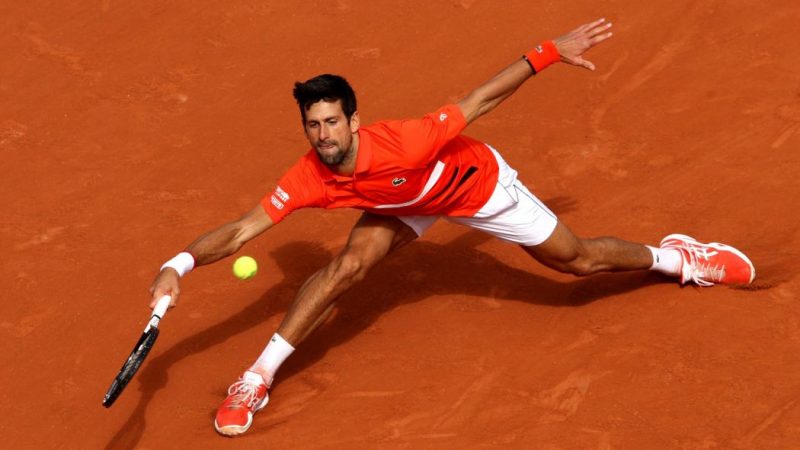 Djokovic at the 2019 French Open