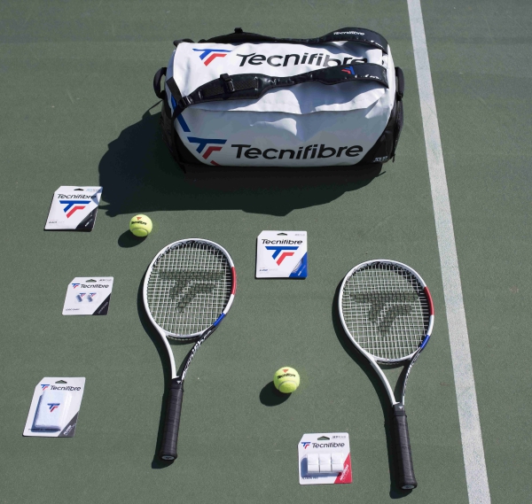 Tennis Gear Essentials Blog Thumbnail with Tecnifibre