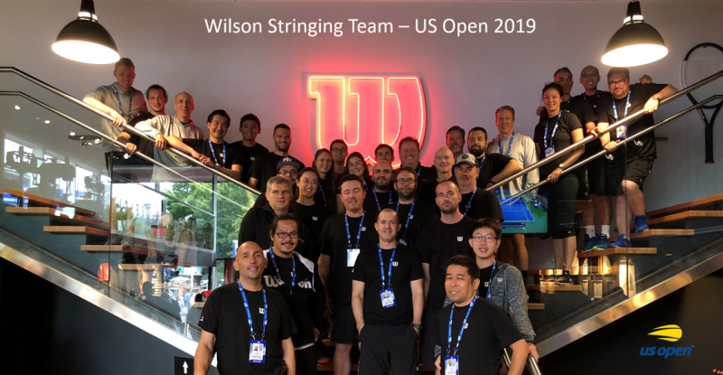 Wilson's 2019 US Open Stringing Team