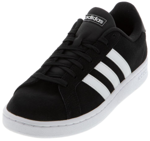 Adidas Men's Grand Court Shoes Core Black and White
