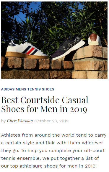 Best Courtside Casual Shoes for Men in 2019
