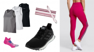 Women's training apparel and shoes