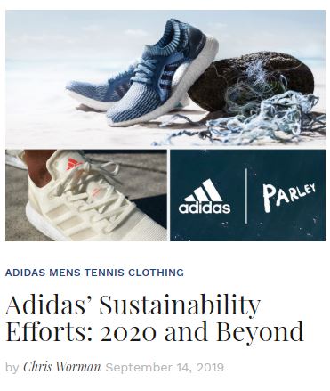 Adidas Sustainability Efforts: 2020 and Beyond Blog