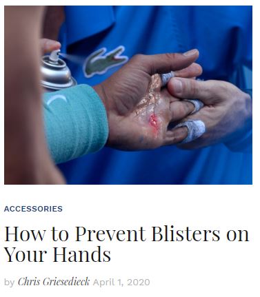 How to Prevent Blisters on your Hands Blog
