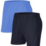 Nike Men's Court Dry 7 inch Tennis Short in Royal Pulse and Obsidian