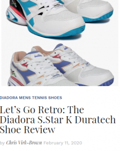 Diadora S.Star K Duratech Shoe Review
