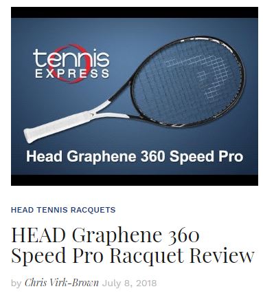 Head Graphene 360 Speed Pro Review Bliog Thumbnail