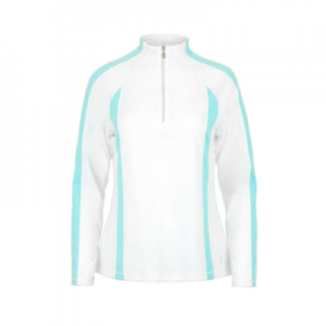 New Tennis Jackets_ Sofibella Women's Long Sleeve Tennis Top White and Air