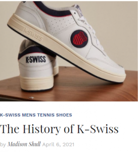 The History of K-Swiss