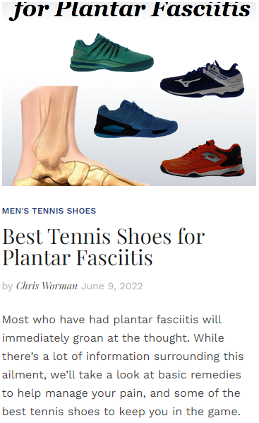 Best Tennis Shoes for Plantar Fasciitis Promo Image