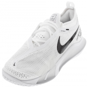 Nike Men's React Vapor NXT Tennis Shoes White and Black