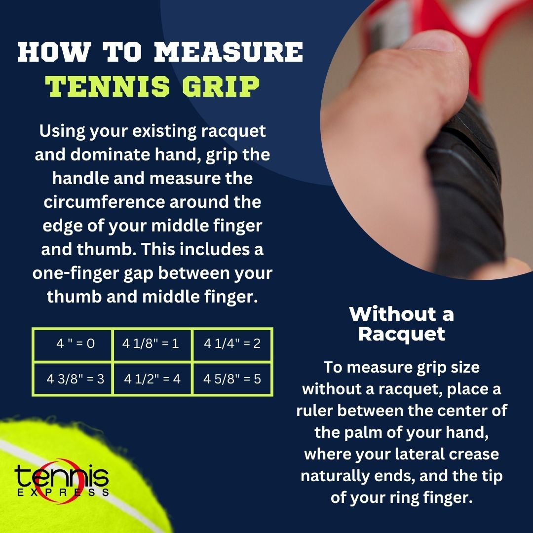 tennis racquets grip size