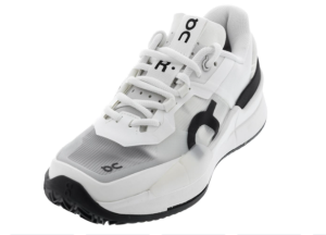 On Women's The Roger Pro 2 Clay Tennis Shoes White and Black