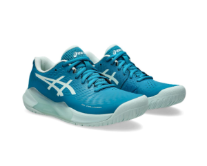 Asics Womens Gel-Challenger 14 Tennis Shoes Teal Blue and Soothing Sea