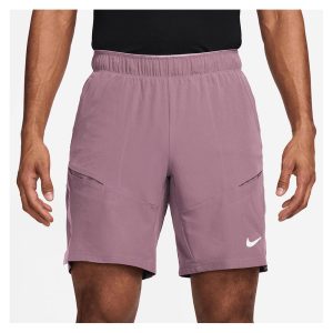 Nike Men's Court Dri-FIT Advantage 9 Inch Tennis Short Plum Dust